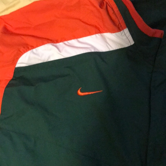 Miami hurricanes Nike windbreaker - Picture 4 of 4